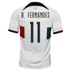 2022 Coupe du monde Joao Felix Portugais Soccer Jersey Sanches Ruben Neves Shirt Football Bernardo Bruno Fernandes Camisa de Futebol Men Kids Kits 999 111