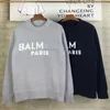 22ss designer sweater mens Balm embroidery stitching sweatshirt man wool sweaters casual loose jacquard knit oversize women pullover coat 112