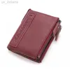 Wallets 2020 New Free Engraving Name Wallet Men 100% Genuine Leather Men Wallets Top Quality Coin Purse Pocket Money Bag For Gift L220929