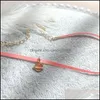 Chokers Sweet Geometri Lace Choker Harajuku Planet Collar Pink Lovely Veet Chocker Heart Shape Pendant Necklace Women Clavicle Chain Dhkba