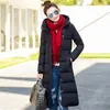 Trench-Coats pour femmes 2022 Arriv￩e Fashion Slim Femmes Veste d'hiver Coton Tamp￩ chaud ￩paissis