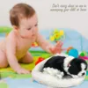 Decorative Objects Figurines Realistic Cat Cute Simulation Sleeping Cat Plush Doll Toy Simulation Sleeping Dog With Mat Breathing Cat Simulation Model Or 220928