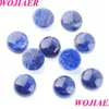 Pierres précieuses en vrac Améthystes naturelles Lapis Perles Aventurine Gemstone Round 14X5Mm Cabochon Cab No Drill Hole Jewelry Making Bu815 Drop D Dhxo5