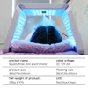 Zmładzenie skóry LED Najnowszy nano parowiec 7 kolorów bio pdt foton kabina twarzy body lampa terapia spa maszyna do kosmetyków