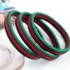 Südkorea Design Haarschmuck Kordel Gummi Haargummi Gummiband Ring Seil Grün Rot Farbkreis Dehnbar Scrunchy Pferdeschwanzhalter Mädchen Dame Stirnband Kopfbedeckung