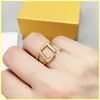 2021 Designer Ring Gold Ring Luxury Jewelry Letter Rings Engagements For Women Love Ring F Brands Necklaces With Box Whole 211292v