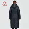 Womens Down Parkas Astrid Winter Womens Coat Women Long Warm Parka Plaid Fashion Tjock Jacket Huva stora storlekar Kvinnliga kläder 9546 220929