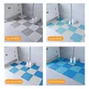 Bath Mats 2 Pcs PVC Anti-skid Rubber Non Slip Silicone Feet Pad Floor Mat Grid Bathroom DIY Non-Slip