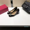 ドレスシューズ女性のためのクラシックチャッキーヒールカラフルなエレガンスサイズ34-40