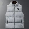 2022 Vinterh￶sten M￤ns ￤rml￶s Vest Jacket Brand Letter Print Casual Fashion Waistcoat Plus Size Windproof Outdoor Warm Coats Man