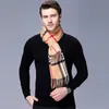 Schal Designer Schal Kaschmir Designerski Szal Schals für Frauen Große weiche Wraps Decke Grob Übergroß Winter Herbst Warm Schwarz Blau Große Tartan Schals Wickelschal