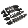 4 PCS Auto -deurgreep Kaderafdek Trim Buiten Deur Shell voor Magotan Dry Carbon Fiber Passat CC Auto -exterieuraccessoires