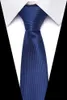 Bow Ties Classic 7,5 cm krawat dla mężczyzn jedwabny luksus w paski szczupły garnitur Cravat Wedding Party