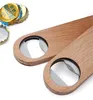 Big Wood Handle Bottle Opener Wine Beer Soda Glass Cap Can Opener Kitchen Bar tools Wholesale