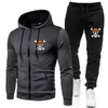 Męskie dresy męskie Set Set Spring Autumn Anime One Piece Sportswear Fragment Sport Fits Suit Spodnie z kapturem Męskie dresowe garnitur G220928