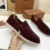 kidseuede mense loafers curage革のビジネスシューズヌードブルーメンズドライビングシューズフラットラバーソールフォーマルウォークシューズa17