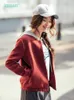 Women S Jackets Inman Sport Spring Autumn Coat Baseball Grapproidery Plain Stand Collar Button Short Up 220929