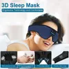 Cuffie per dormire 3D Bluetooth 5.0 Fascia per dormire Artefatto per dormire senza fili Musica traspirante Maschera per gli occhi Auricolari per regali per chi dorme sul lato