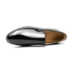 Mode loafers m￤n skor patent l￤der glansig gradient pu enkel slip-p￥ aff￤r casual br￶llop fest dagligen ad300