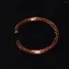 Bracelet personnalisé en cuivre pur martelé à la main pour hommes et femmes rétro Mobius Viking Vintage bracelets bracelet de