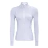 Women039s Yoga Hoodie Jacket Zipper Up Top Solid Color Sports Shaping Coat Tight Fitness Jogging Sportswear Define Workout Long4458020