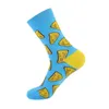 Chaussettes pour hommes Impression 3D Happy Funny Hommes Femmes Nouveauté Skateboard Crew Fruit Printemps Automne Chaussette Femme