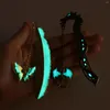 Segnalibri luminosi a forma di farfalla di drago Piuma 3D in metallo con ciondolo Lettura per amanti Regali Pagina del libro
