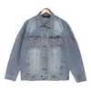 Mode kvinnor kvinnor vintage jackor nya par jeans rockar designer brev tryck denim jacka asiatisk storlek s-xl