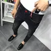 Jeans masculinos Moda masculina Slim Fit Skinny Korean Strentch Black Social Roupas para adolescentes Calças lápis 220929