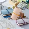 Vintage Leather Cover Mini Notebook Kawaii Portable Daily Planner Stationery For Student Weekly Organizer