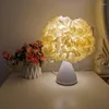 Table Lamps Bedroom Romantic Flower For Living Room Luxury Desk Lamp Bed Decoration Lighting