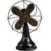 Dekorativa föremål Figurer Jieme Coffee Shop Retro Electric Fan Harts Ornament Electric Fan Model Creative Clothing Store Props Window Decorations 220928