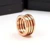 Joya de moda 316L Titanium Steel Ring Ring Brand Cero Ring Rings Spring Rings Luxury Original de dise￱o de dise￱o de modernas para mujeres amantes con