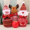 Weihnachtsdekorationen Süßigkeiten Geschenkhalter Tasche Weihnachten Zuhause Urlaub Dekoration Festliche Partyzubehör RRB15896