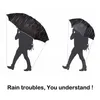 Umbrellas Brand Antif UV Big Umbrella Rain Women Flound Wind-Coneser Sun