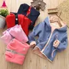 Jackets Kids Girls Coats Autumn Winter Soft Polar Fleece Hoodies Boys Coat Warm Children Outparty Teenagers 7 8 9 10 jaar 220928