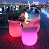 Deluxe Feestdecoratie LED Lichtgevende Pruimenbloesem Tafel Stoel Outdoor Balkon Activiteiten Casual Meubilair KTV Bar Benodigdheden