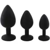 Sex toys masager Masseur Vibromasseur Silicone Butt Plug Unisexe Bouchon 3 Taille Différente Jouets Adultes Hommes / Femmes Entraîneur Anal pour Couples UOPT