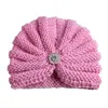 Шляпы эст милая рожденная девочка Comfy Bowknot Cap Beanie Hat State