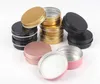 60g Aluminum Cosmetic Bottle Screw Lid Round Aluminium Jar Cans Makeup Empty Lip Balm Cosmetics Container 546pcs DAW492