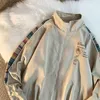 Damesjassen Preppy stiksel techwear jas heren designer vintage ritsjas lente herfst Hong Kong stijl cartoon print bomber 220929