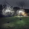 Outdoor 150 LED a LED a fuoco solare luci di fuochi d'artificio impermeabile a corda di ghirlande lampioni da strada da strada da giardino decorazione per le vacanze