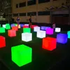 Decorazione attività per feste all'aperto Sgabello cubo luminoso a LED Ricaricabile Sedia impermeabile per DJ Bar Matrimonio Compleanno Natale