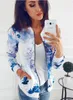 Women S Jackets Fashion Women Tie Dye Bomber Biker Spring Autumn Sleeve Long Baseball Sport Sport Outwear Outdue Zipper Pocket Overcoat 220929