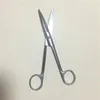 Stainless Steel Removal Suture Scissors Trim Crescent Notch 14cm