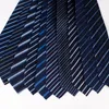 Laço laços 70 cores mens de 8cm design listrado grade xadrez de poliéster de poliéster jacquurd weave comercial cravat acessórios