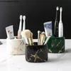 Diş fırçası tutucu diş macunu tutucu Marter Seramik Banyo Kupası Çok Fonksiyonlu Namlu Malzemeleri Raf 220929