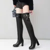 Boots Women Non-slip Waterproof Winter Over The Knee High Platform Long Fashion Ladies Thigh Mujer