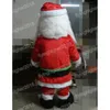 Halloween Santa Claus Mascot Costume Cartoon personnage de personnage Suite de Noël Carnaval Adultes Taille d'anniversaire Téréginal extérieur pour hommes Femmes