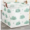 Faltbare Lagerk￶rbe Bucket Top wasserdichtes Badezimmer schmutzige Kleidung W￤scherei Aufbewahrungsbox Baumwolle und Leinen PSB15922
